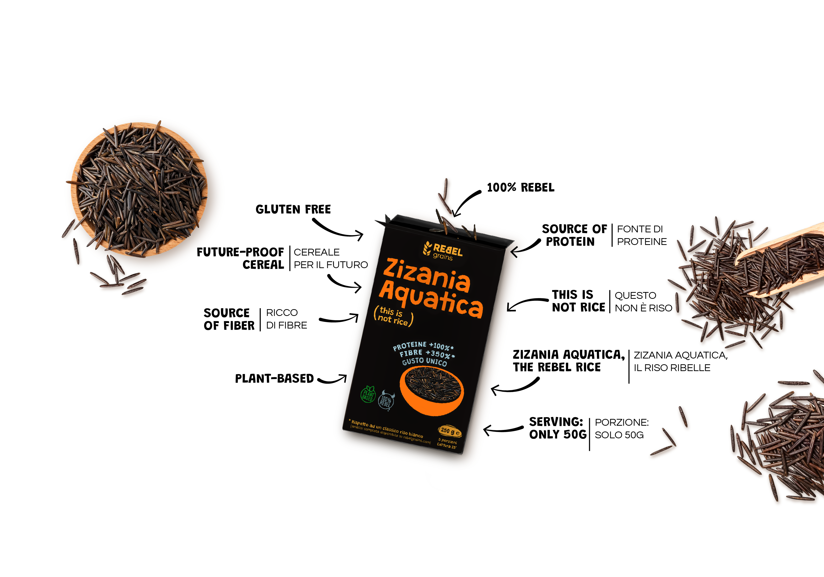Rebel Rice Our Zizania Aquatica wild rice stands as one of our Rebel Rice. – Rebel ...