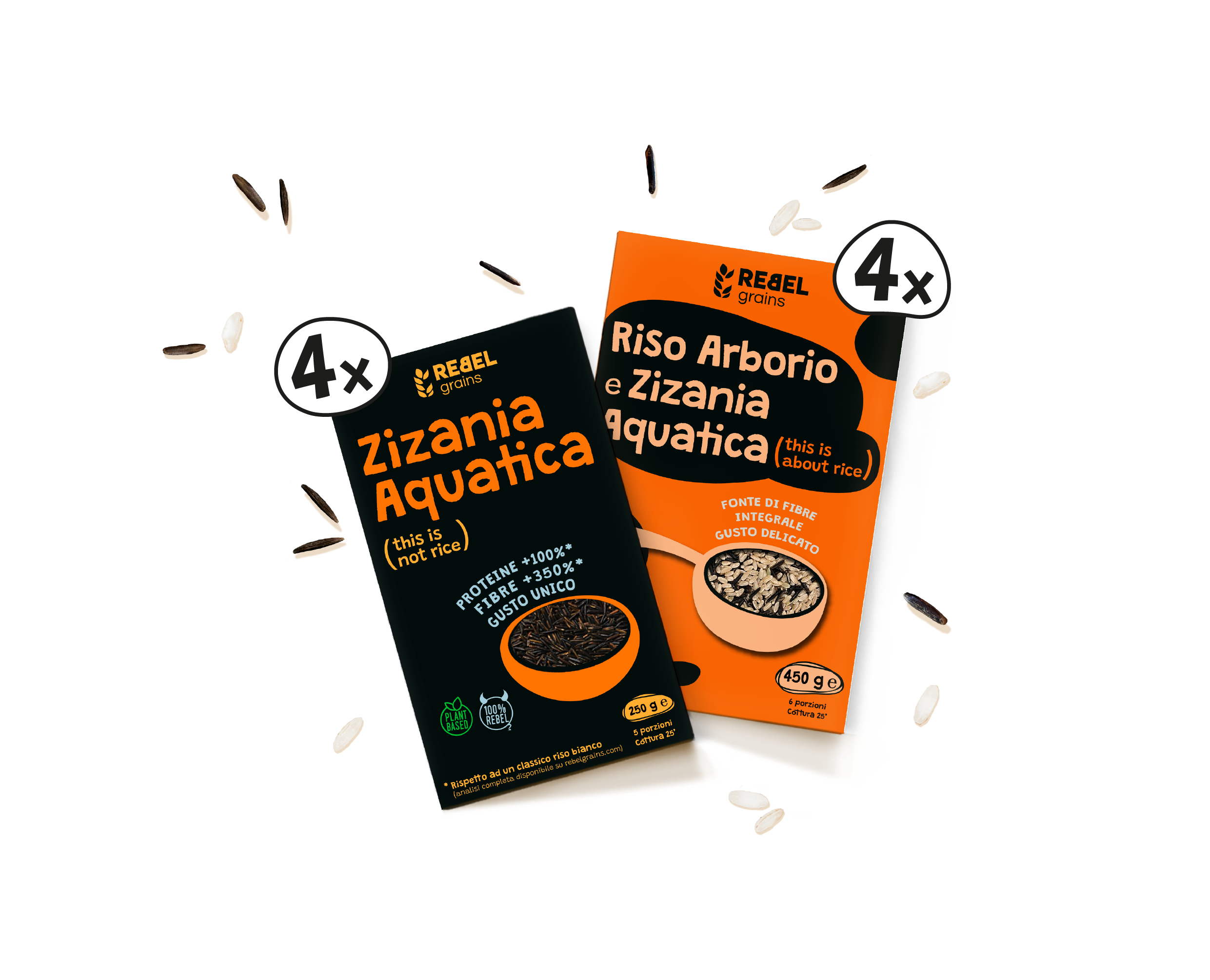 Rebel Rice Rebel Rice - Zizania Aquatica & Whole Arborio Rice – Rebel Grains